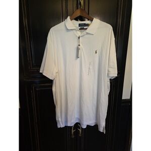 Polo Ralph Lauren Tan Pony Polo NWT 2XL T Classic  Fit Preppy, Beach, Vacation